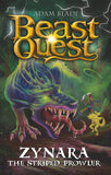 Front cover of the book 'Orchard Books Beast Quest Zynara the Striped Prowler Series 32 Book 2.' by Adam Blade.
