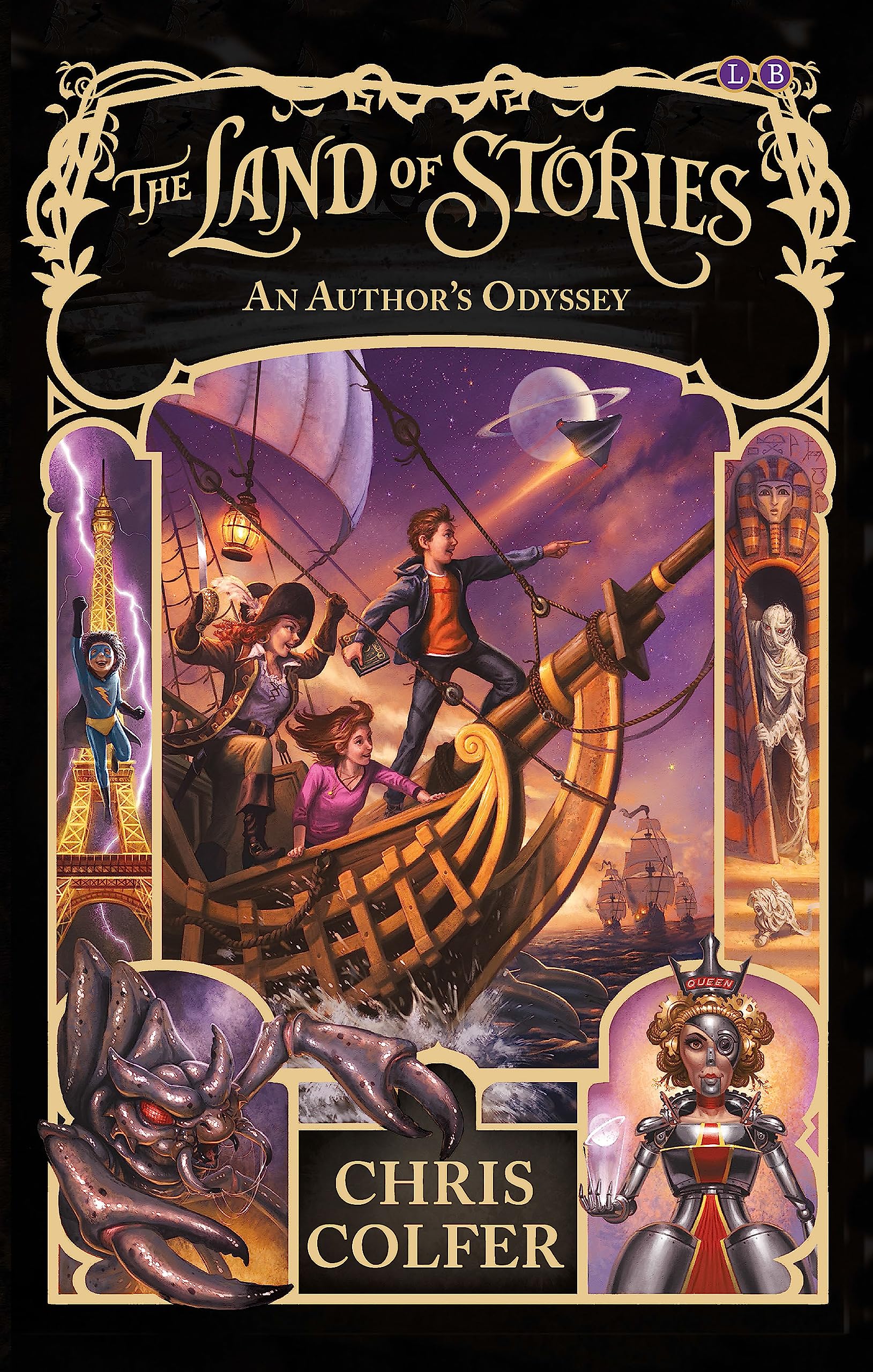 Front cover of the Paperback book 'An Author's Odyssey: Book 5 (The Land of Stories) Chris Colfer' by Chris Colfer.