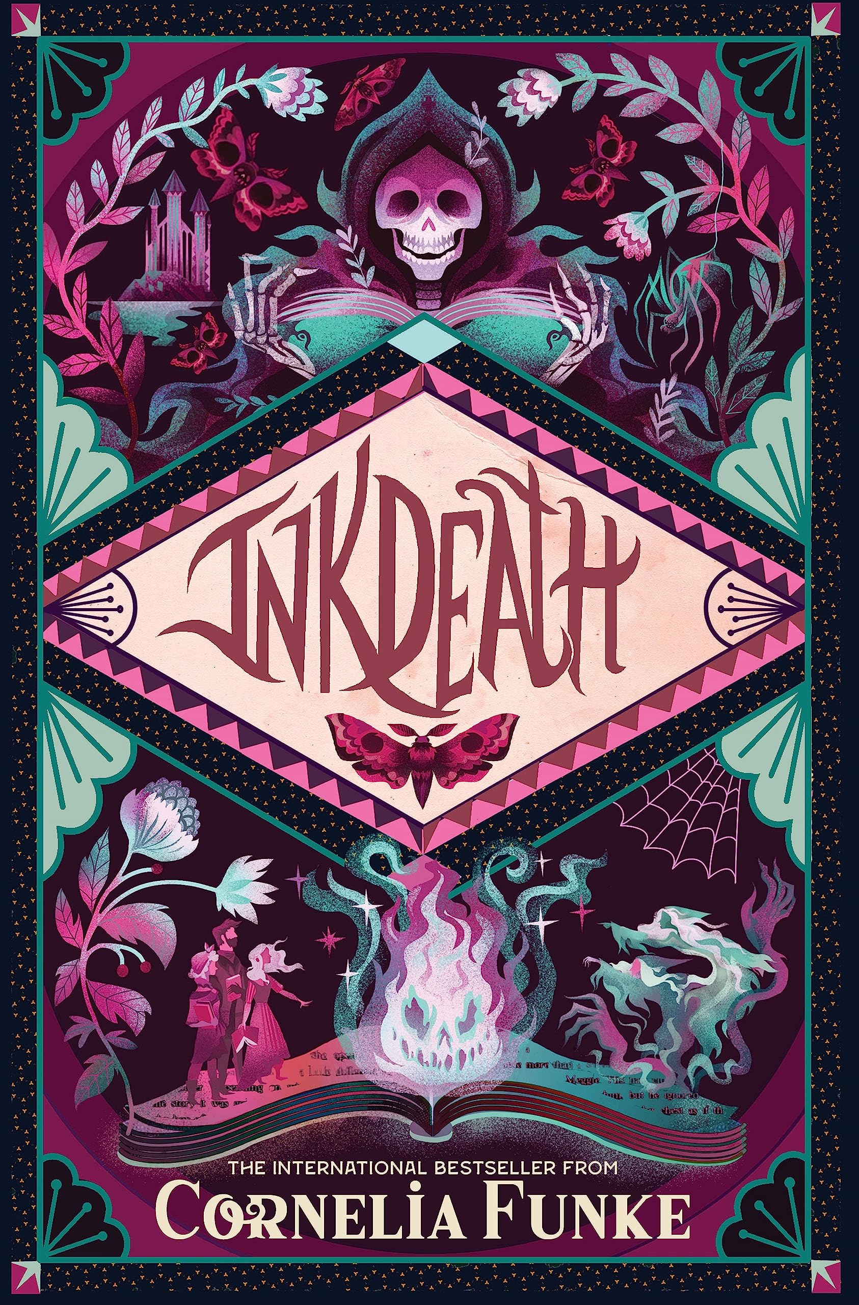 Front cover of the Paperback book 'Inkdeath (Inkworld, #3) CORNELIA FUNKE' by Funke Cornelia.