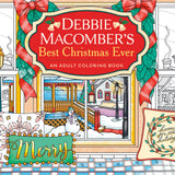 Front cover of the book 'Debbie Macomber's Best Christmas Ever: An Adult Coloring Book' by Macomber Debbie.