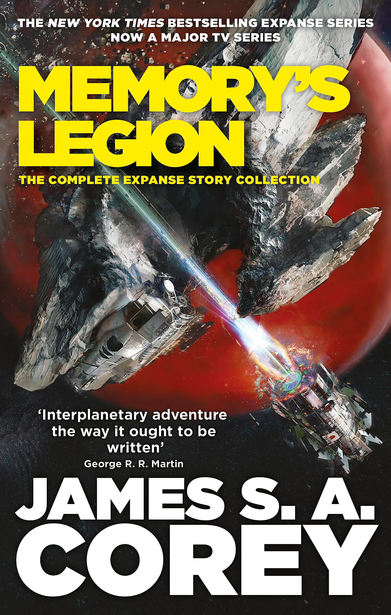 Front cover of the book 'Memory's Legion: The Complete Expanse Story Collection' by James S.A. Corey.