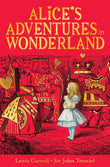 Front cover of the book 'Alice's Adventures in Wonderland' by Lewis Carroll, Sir John Tenniel.