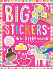 Front cover of the book 'Big Stickers for Little Hands: My Unicorns and Mermaids' by Make Believe Ideas.