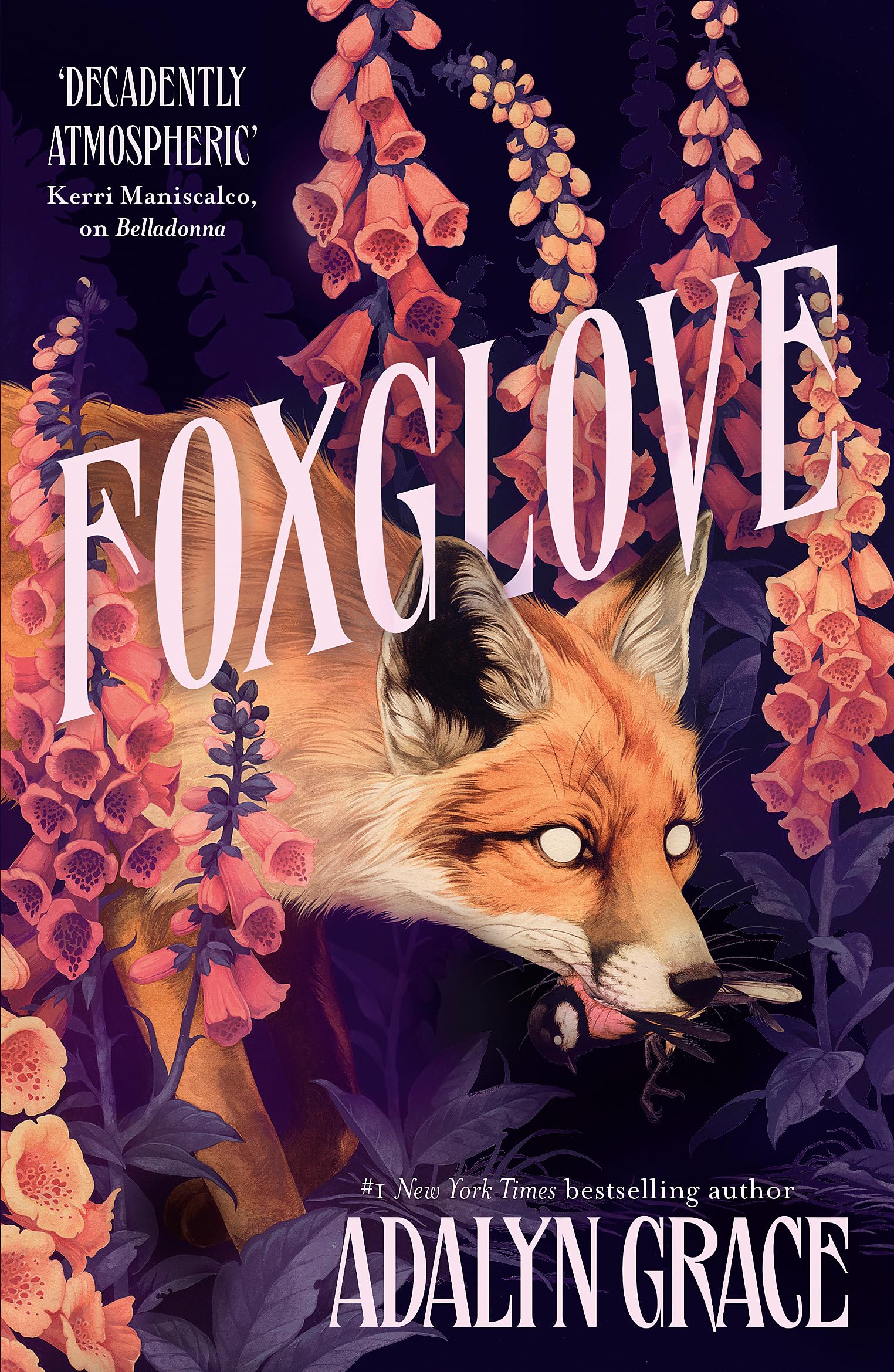 Front cover of the book 'Foxglove' by Adalyn Grace.