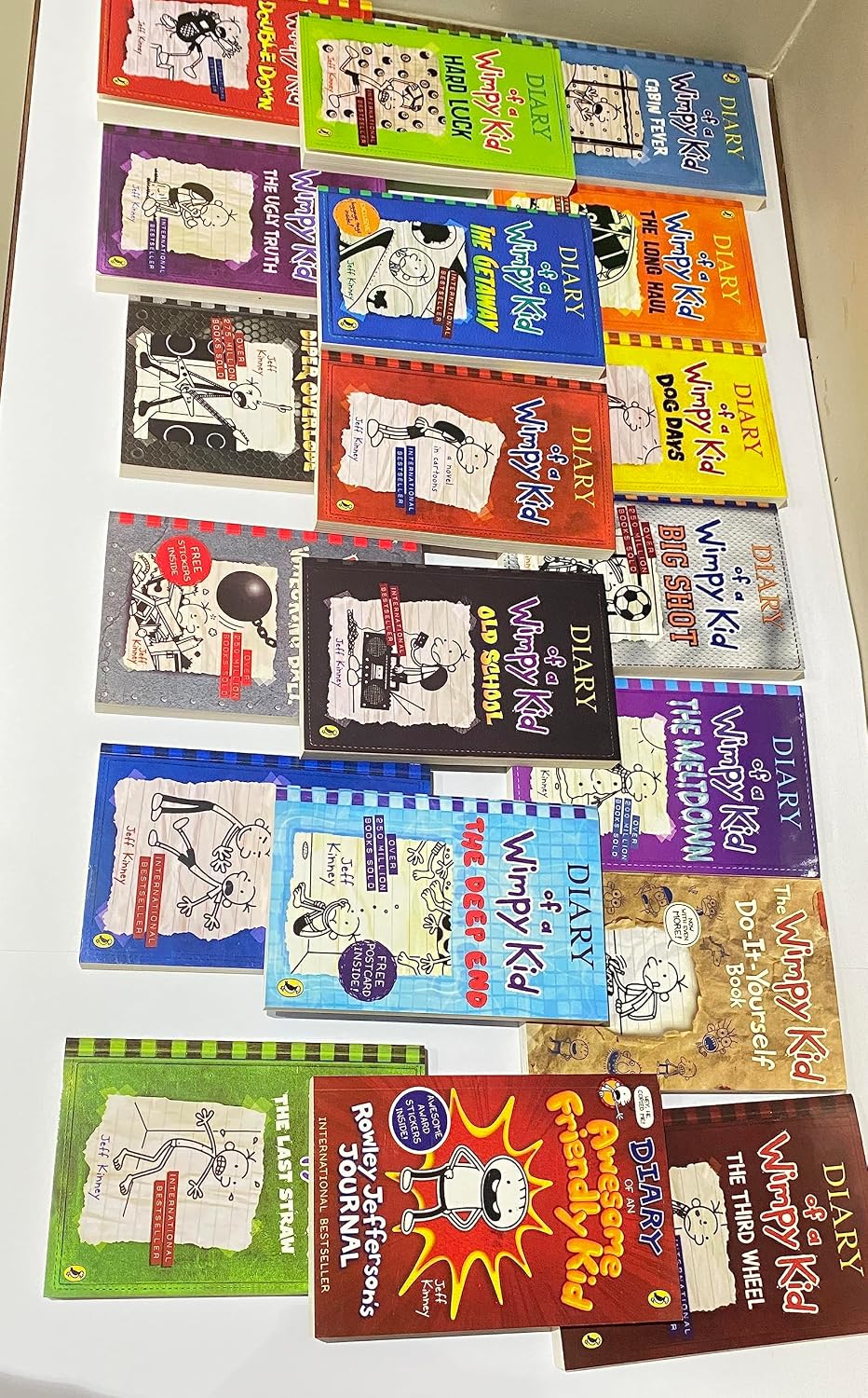 Jeff Kinney Diary of a Wimpy Kid 19 Books Series Complete Collection Boxed Set NYBooksHub