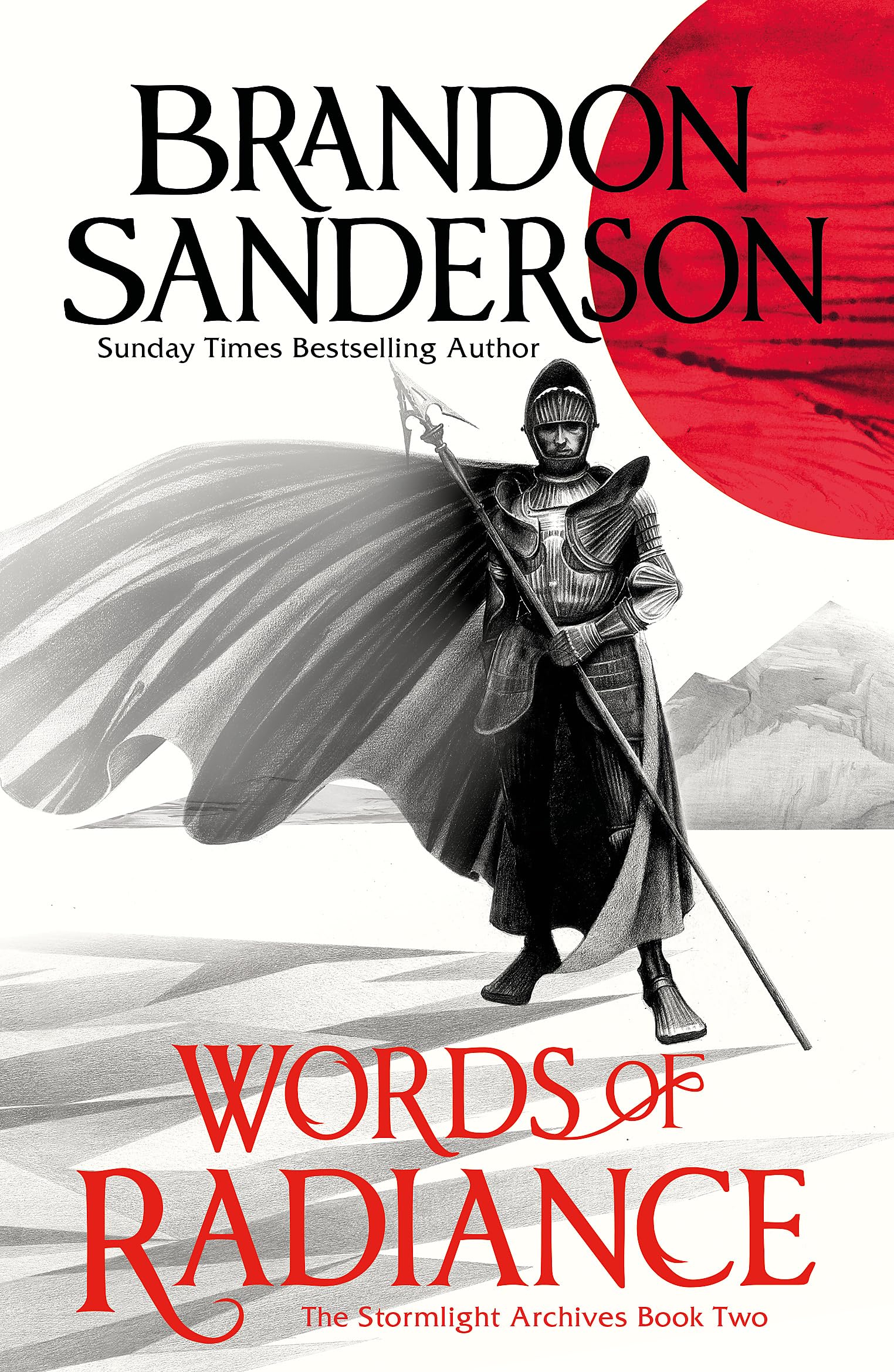 Front cover of the book 'Words Of Radiance Part One' by Sanderson Brandon.