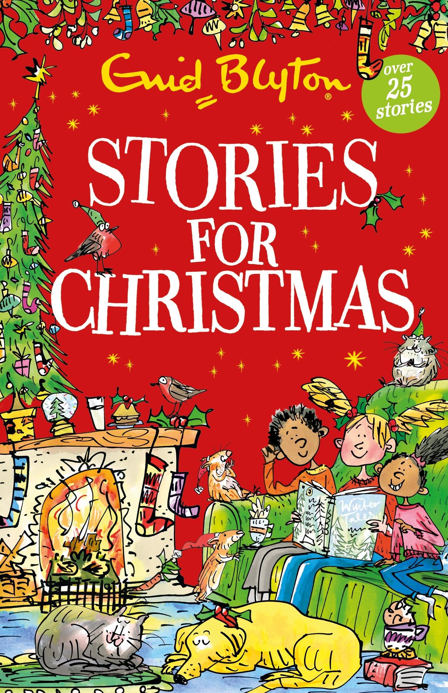 Front cover of the book 'Stories for Christmas' by Enid Blyton.