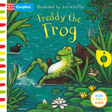 Front cover of the book 'Freddy the Frog' by Axel Scheffler.