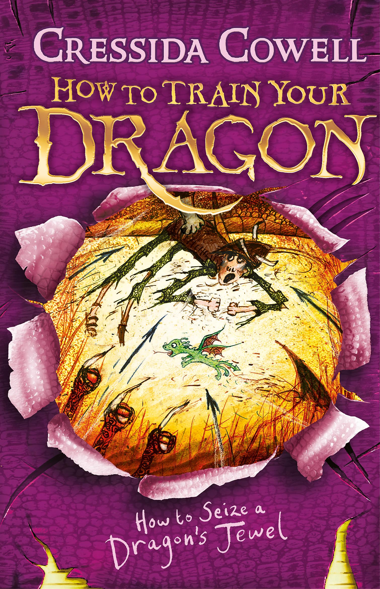 Front cover of the book 'How to Train Your Dragon: How to Seize a Dragon's Jewel: Book 10' by Cressida Cowell.