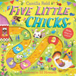 Front cover of the book 'Five Little Chicks' by Camilla Reid.