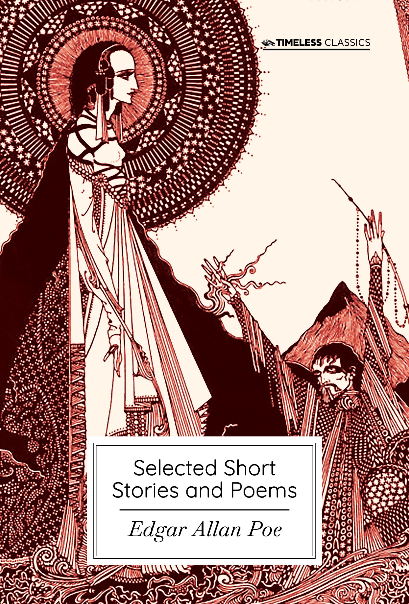 Front cover of the book 'Selected Short Stories and Poems Edgar Allan Poe' by Edgar Allan Poe.