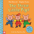 Front cover of the book 'The Three Little Pigs (11) (Lift-the-Flap Fairy Tales)' by Stephen Tucker, Nick Sharratt.
