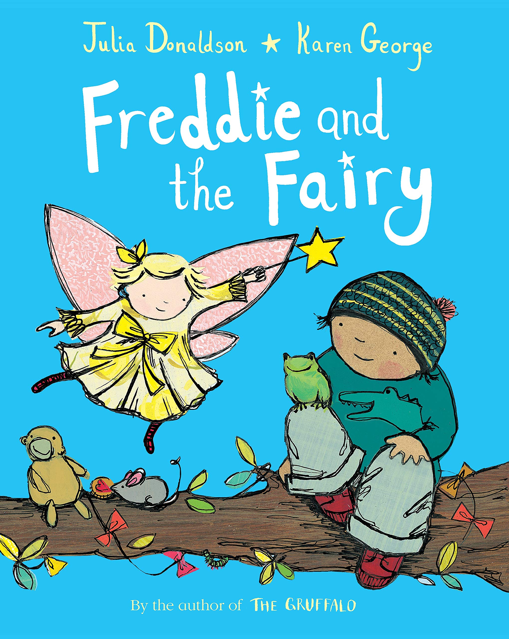 Front cover of the book 'Freddie and the Fairy (Aziza's Secret Fairy Door, 346)' by Julia Donaldson.