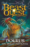Front cover of the book 'Orchard Books Beast Quest Dolrus the Spiked Destroyer Series 32 Book 1.' by Adam Blade.