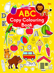 Front cover of the book 'Copy Colouring Book ABC' by Om Books.