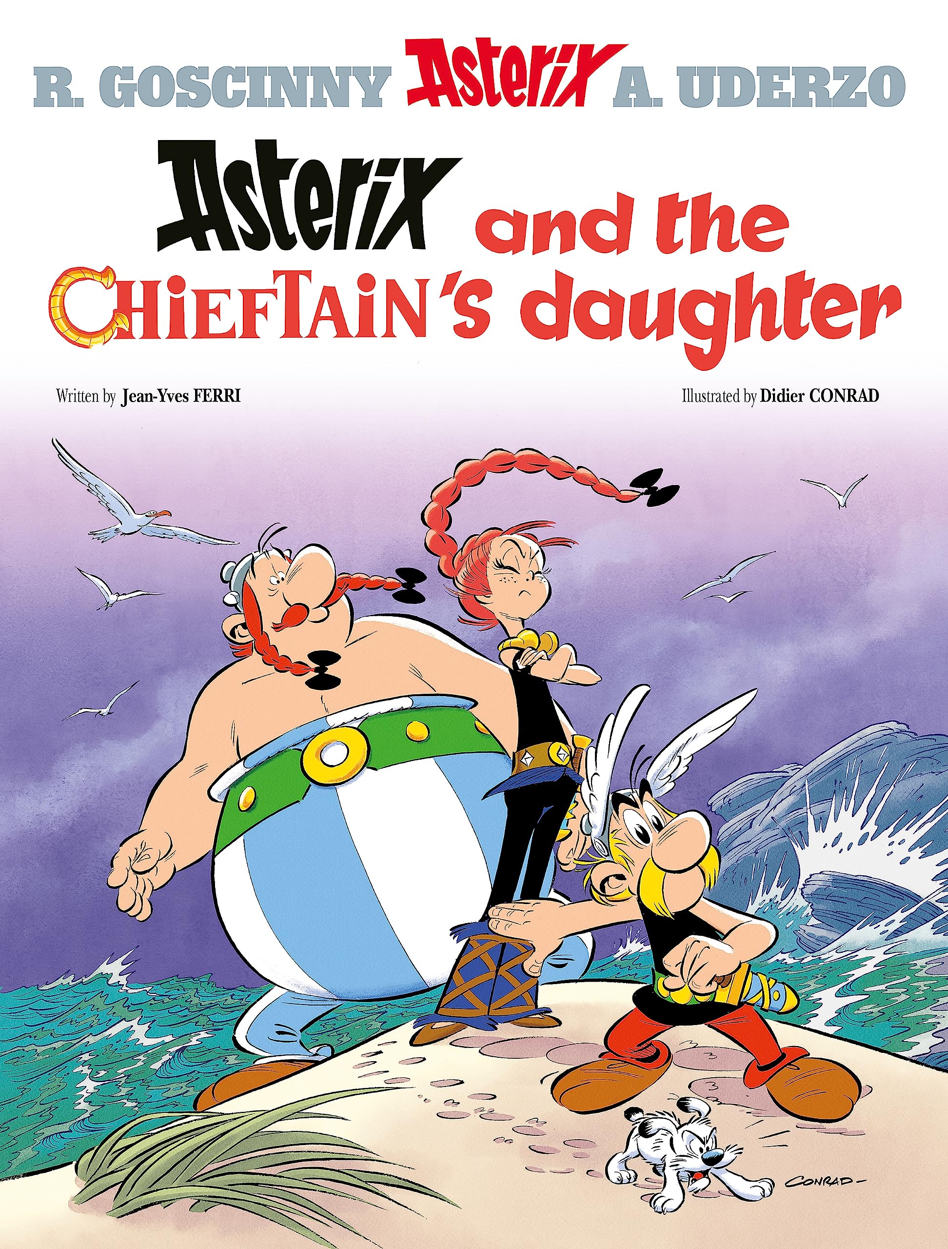 Front cover of the book 'Asterix and the Chieftain's Daughter: Album 38' by Jean-Yves Ferri.