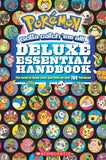 Front cover of the book 'Pokémon: Deluxe Essential Handbook' by Scholastic.