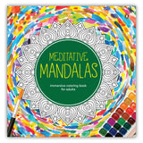 Front cover of the book 'Meditative Mandalas: Adult Coloring Book | Fun and Relaxing Mandala Designs for all Age Groups' by Penguin.