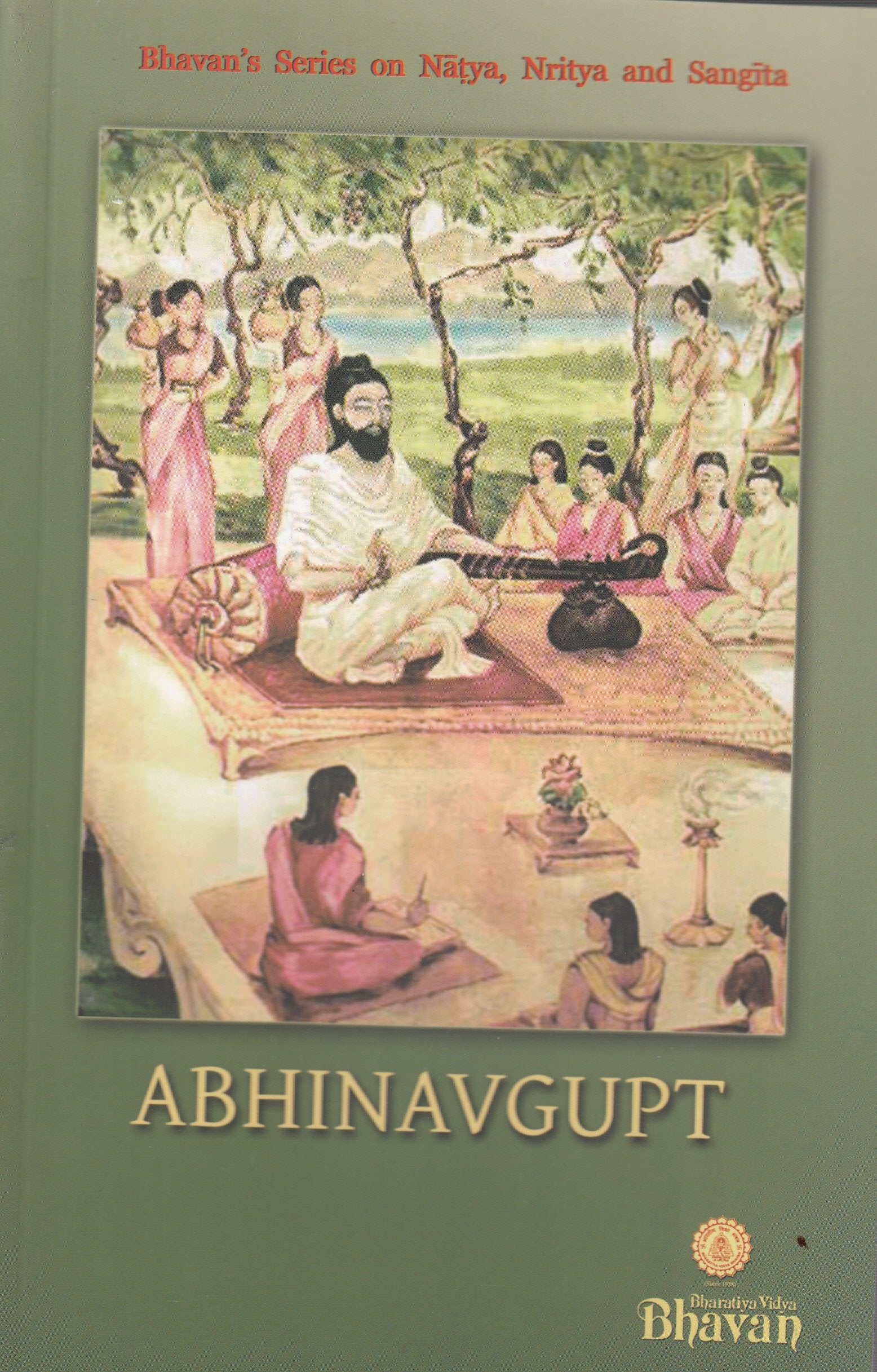 Front cover of the book 'Abhinavagupta' by Edited by Bharat Gupta.