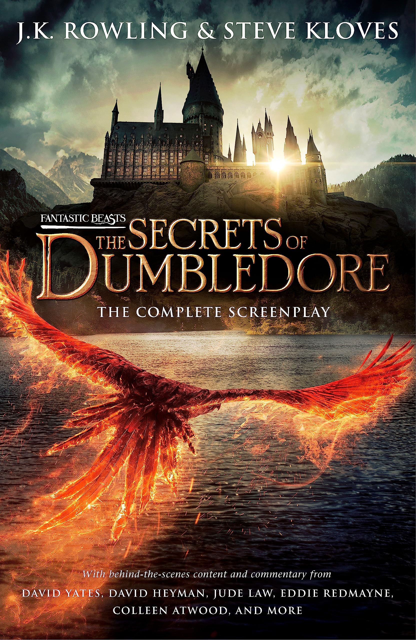Front cover of the book 'Fantastic Beasts: The Secrets of Dumbledore - The Complete Screenplay' by J.K. Rowling and Steve Kloves.