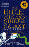Front cover of the book 'The Hitchhiker's Guide to the Galaxy Illustrated Edition' by Douglas Adams.