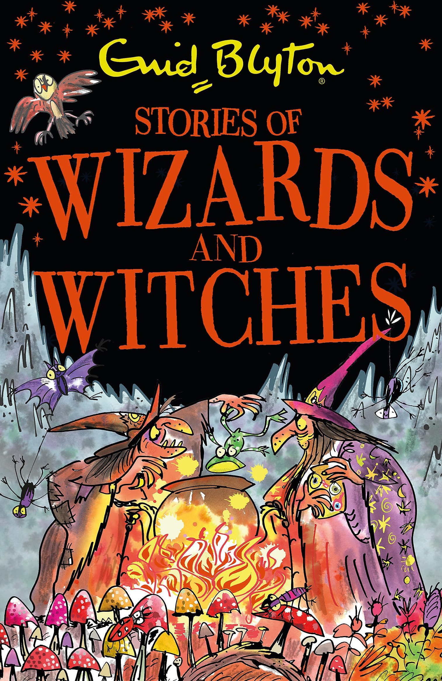 Front cover of the Paperback book 'Stories of Wizards and Witches: Contains 25 classic Blyton Tales (Bumper Short Story Collections) [Sep 07, 2' by Enid Blyton.
