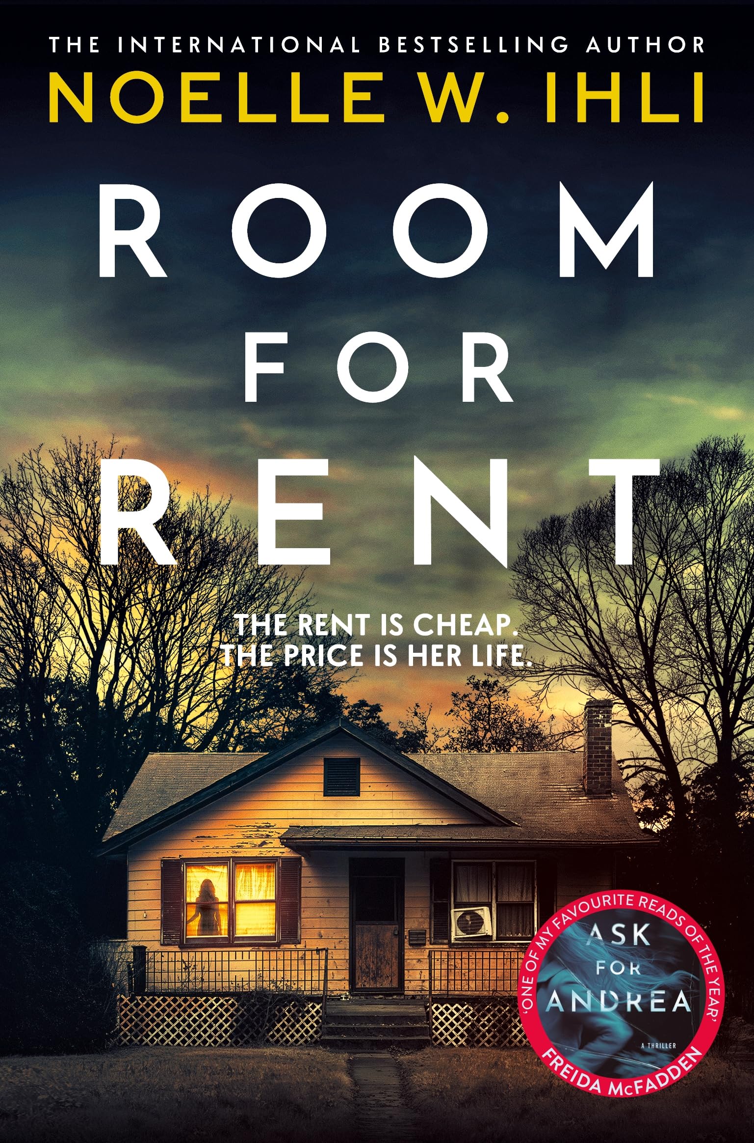 Front cover of the book 'Room For Rent' by Noelle W. Ihli.