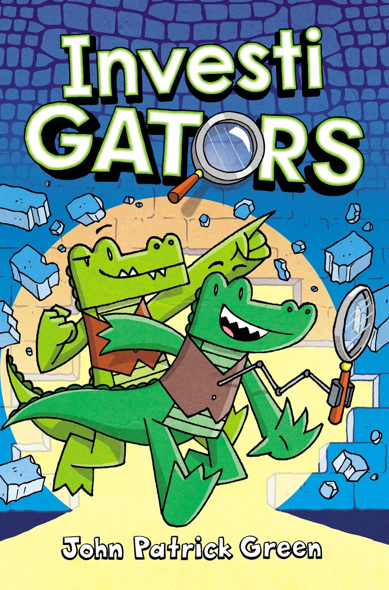 Front cover of the book 'InvestiGators (International Edition)' by John Patrick Green.