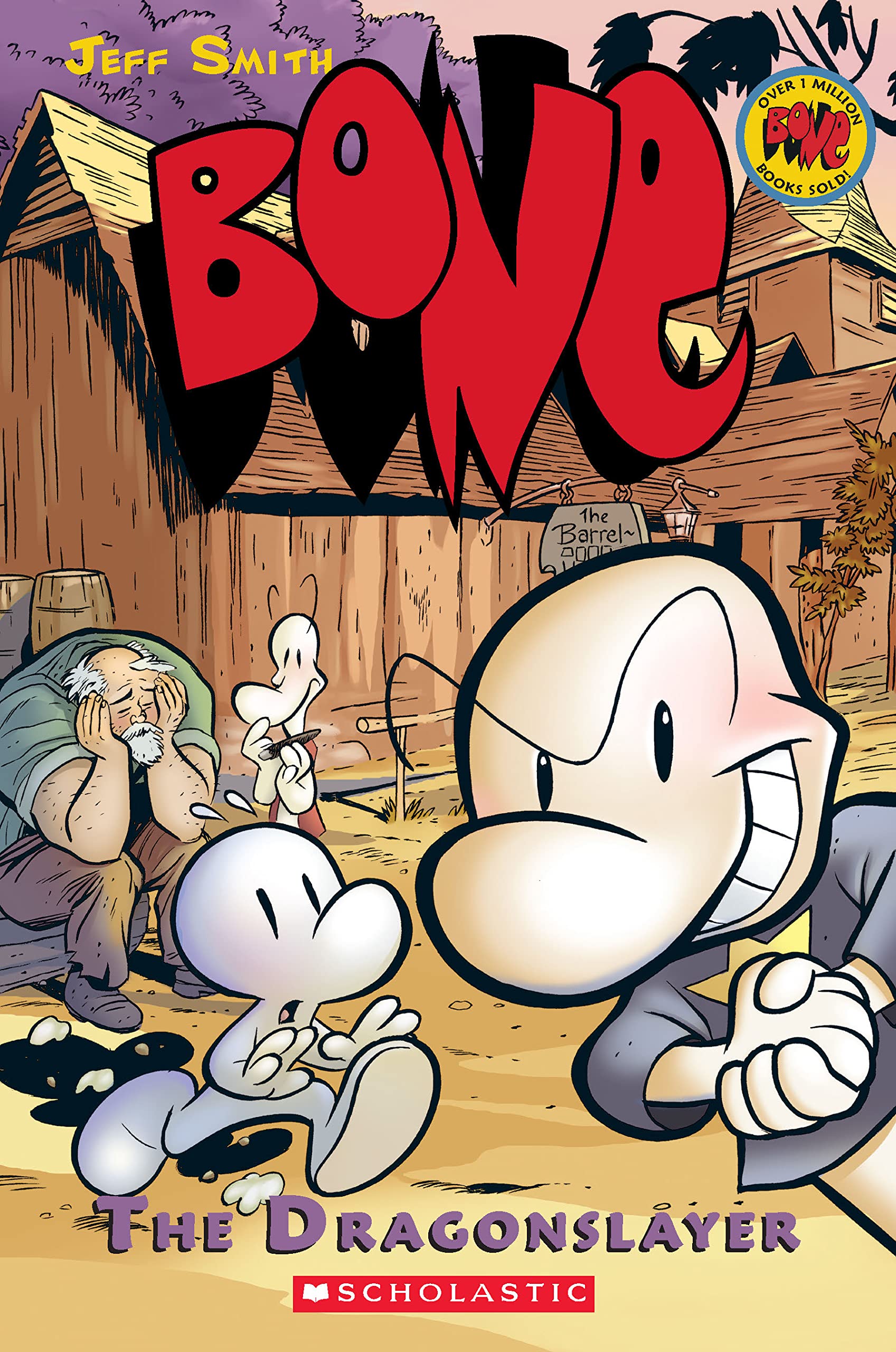 Front cover of the book 'BONE THE DRAGON SLAYER' by Smith Jeff.