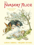 Front cover of the book 'The Nursery Alice: Alice's Adventures in Wonderland adapted for younger readers by Lewis Carroll' by Lewis Carroll.