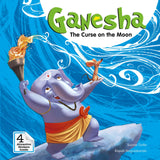 Front cover of the book 'Ganesha: The Curse on the Moon: The Curse on the Moon (Campfire Graphic Novels)' by Sourav Dutta.