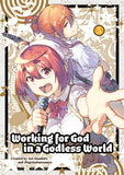 Front cover of the book 'Working for God in a Godless World Vol. 5' by Sonshō Hangetsuban, Aoi Akashiro.