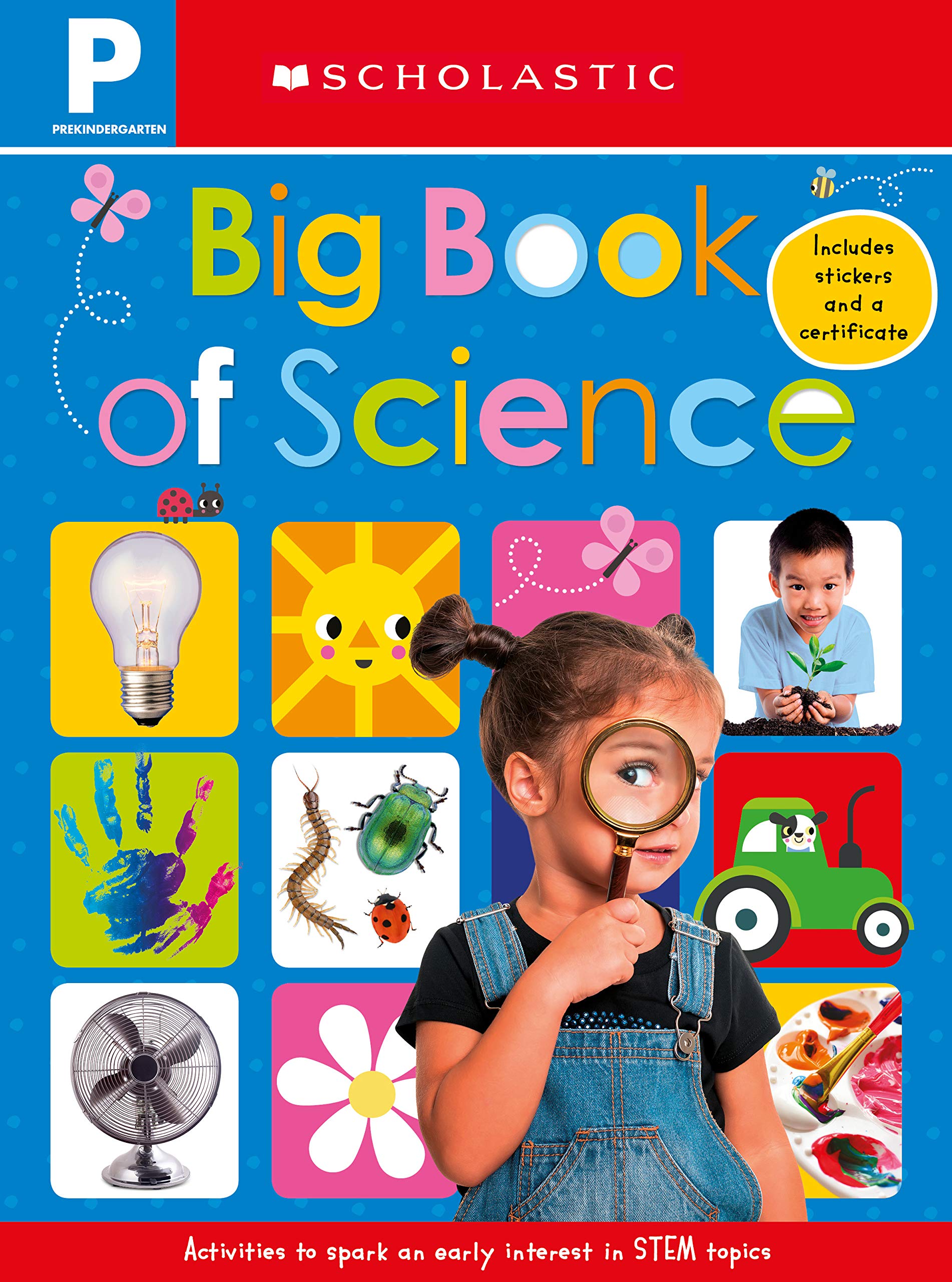 Front cover of the book 'Big Book of Science Workbook: Scholastic Early Learners (Workbook)' by Scholastic.