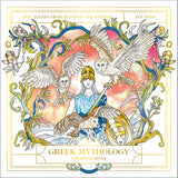 Front cover of the book 'The Greek Mythology Coloring Book: Epic Scenes from Olympus and Beyond' by Yoon, Jen.