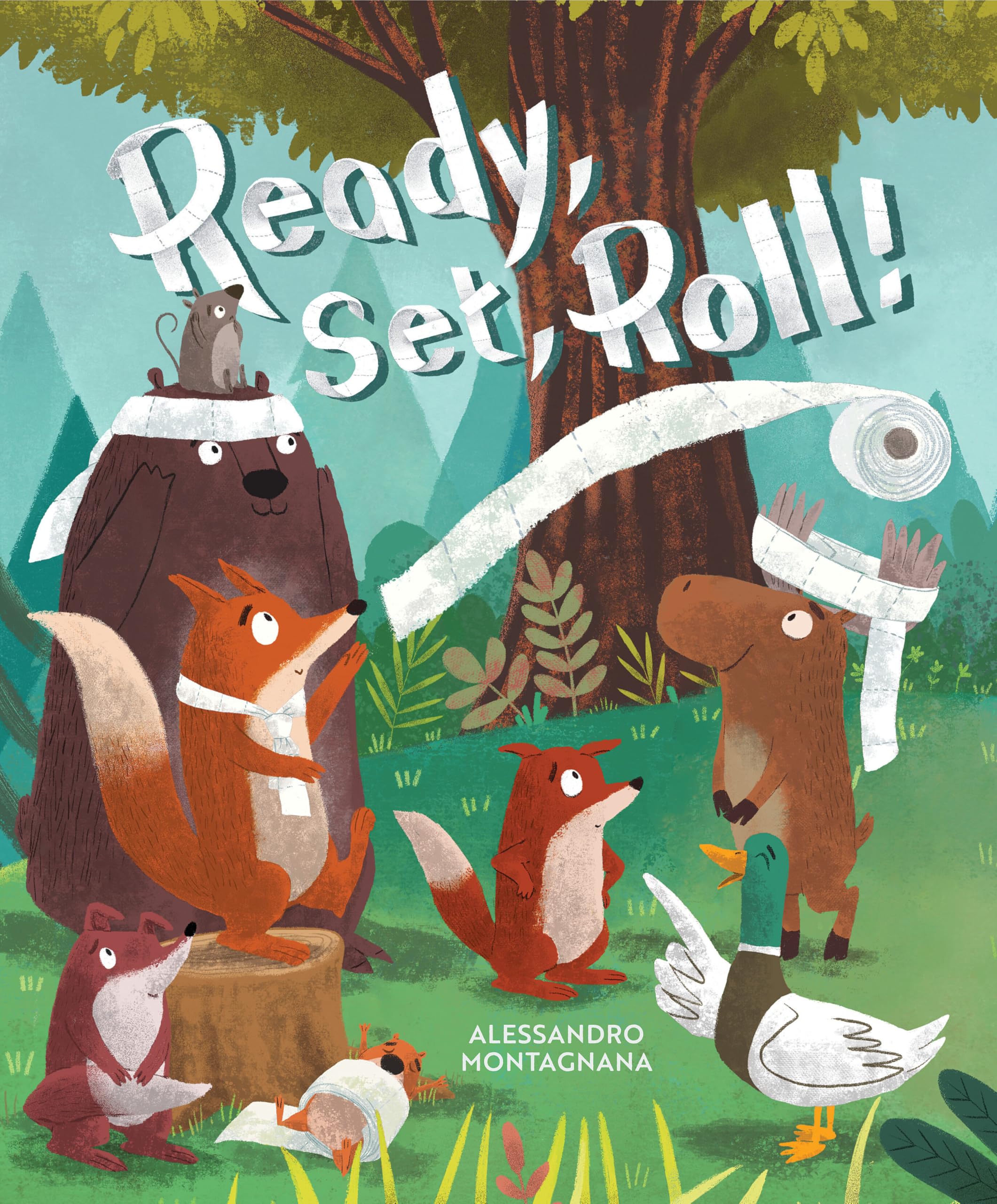 Front cover of the book 'Ready, Set, Roll!' by Alessandro Montagnana.