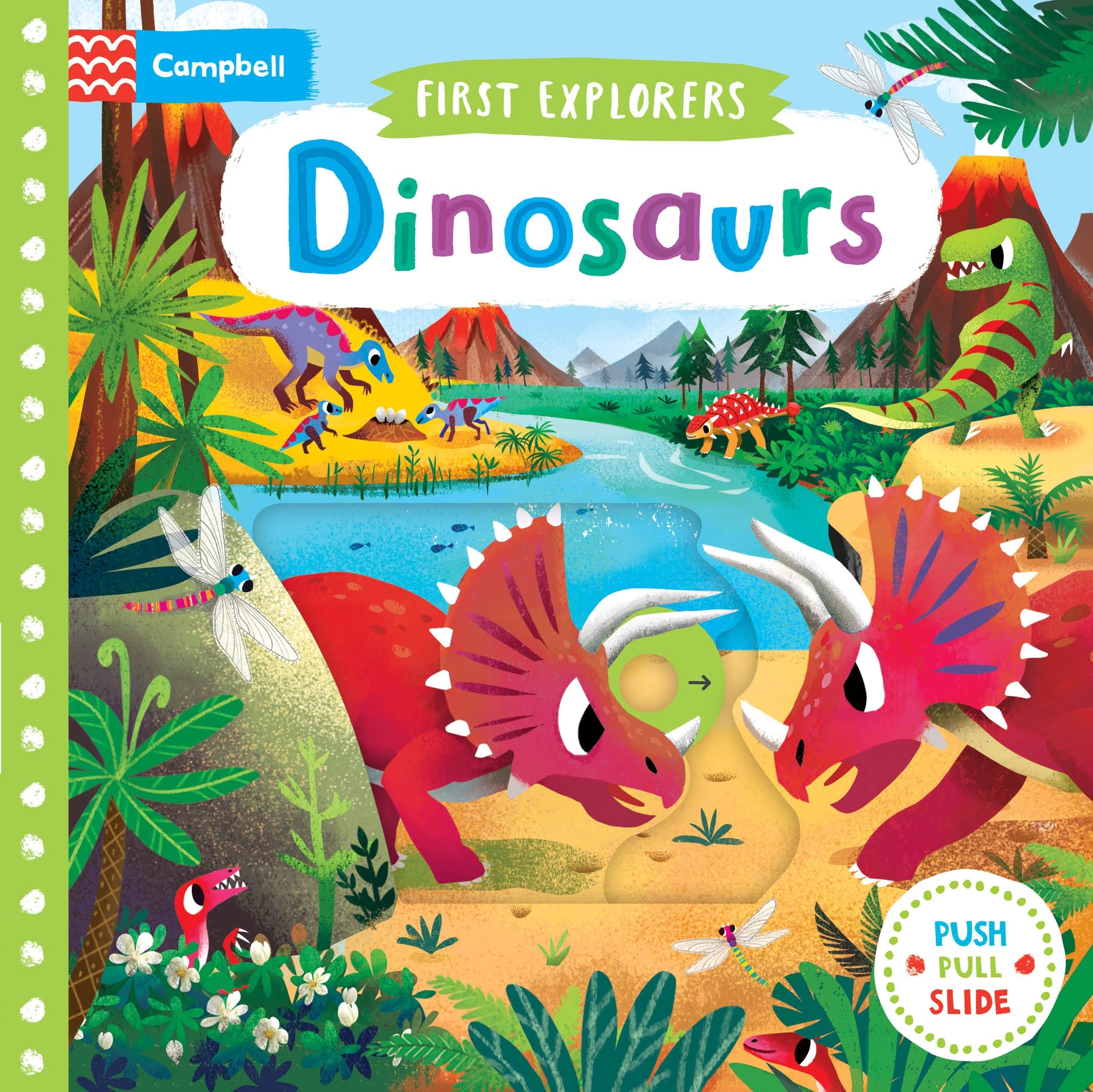 Front cover of the book 'Dinosaurs (First Explorers)' by Campbell Books.