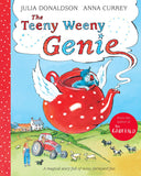 Front cover of the book 'The Teeny Weeny Genie' by Julia Donaldson.