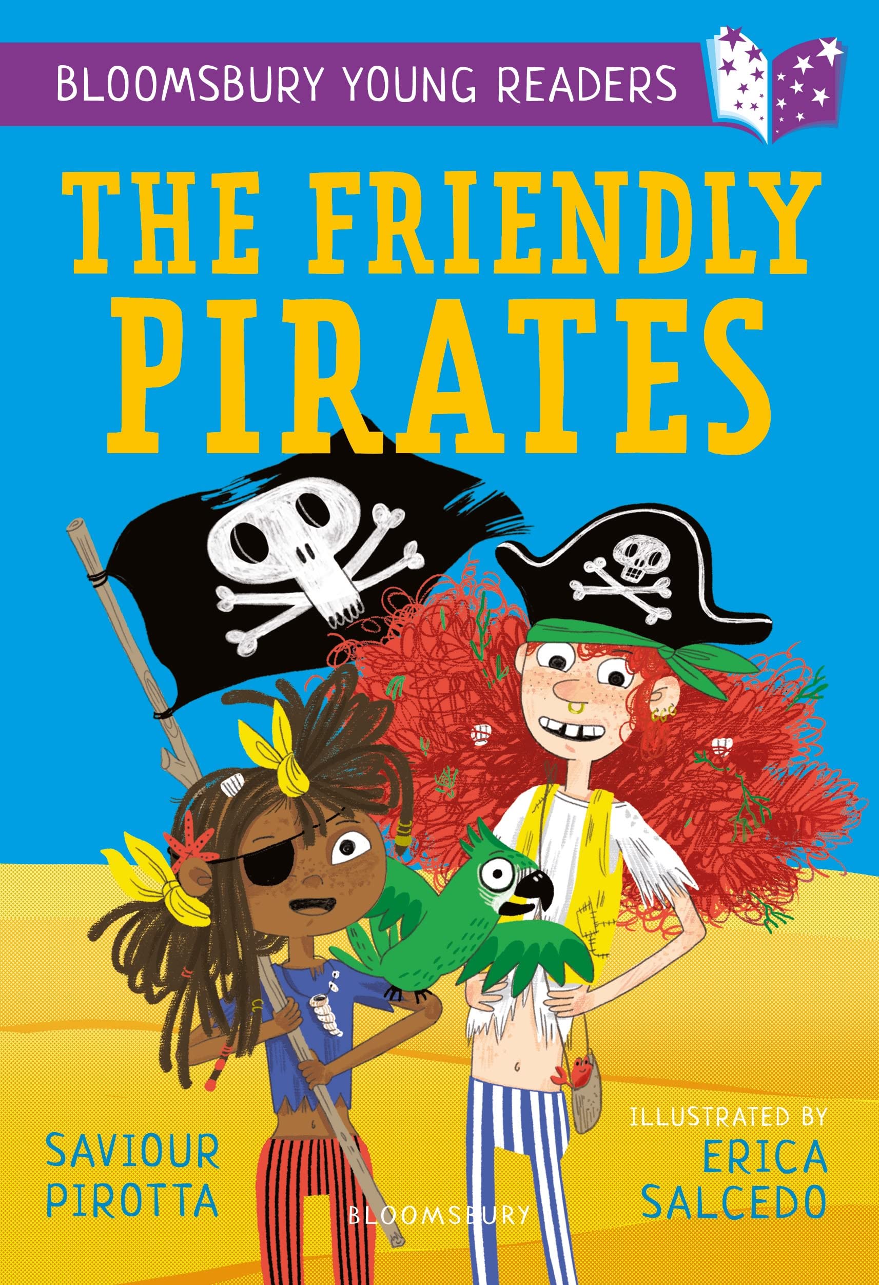 Front cover of the book 'The Friendly Pirates: A Bloomsbury Young Reader (Bloomsbury Young Readers)' by Saviour Pirotta.