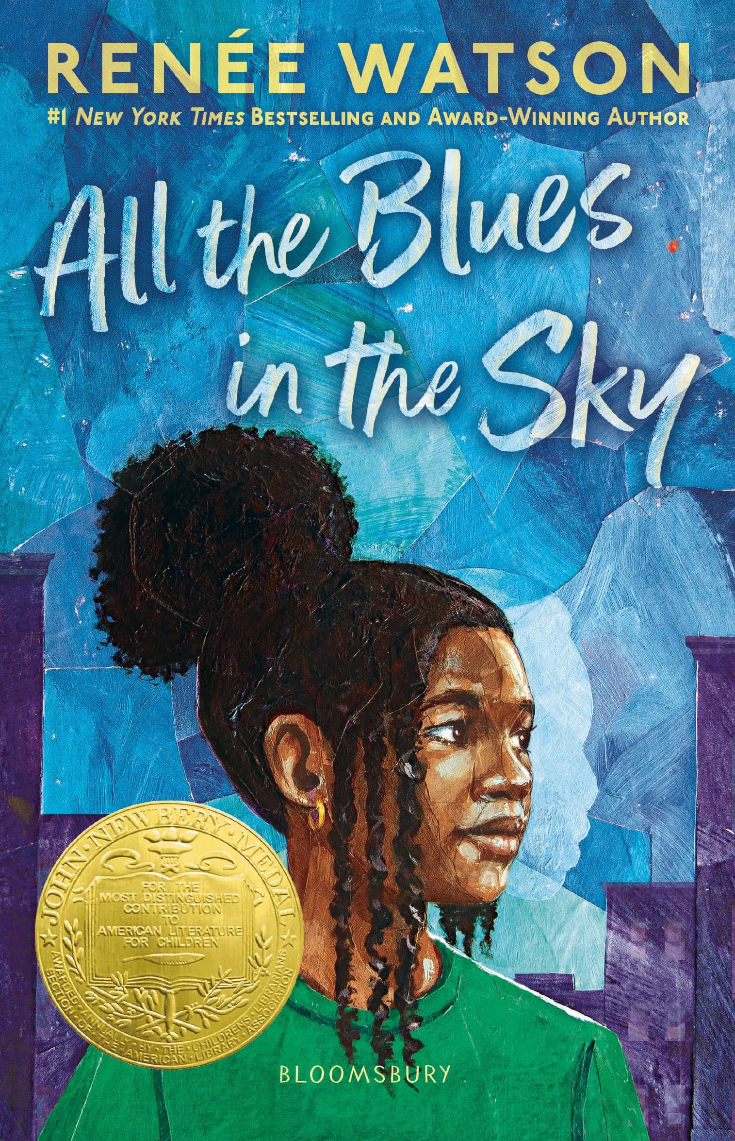 Front cover of the book 'All the Blues in the Sky' by Renée Watson.