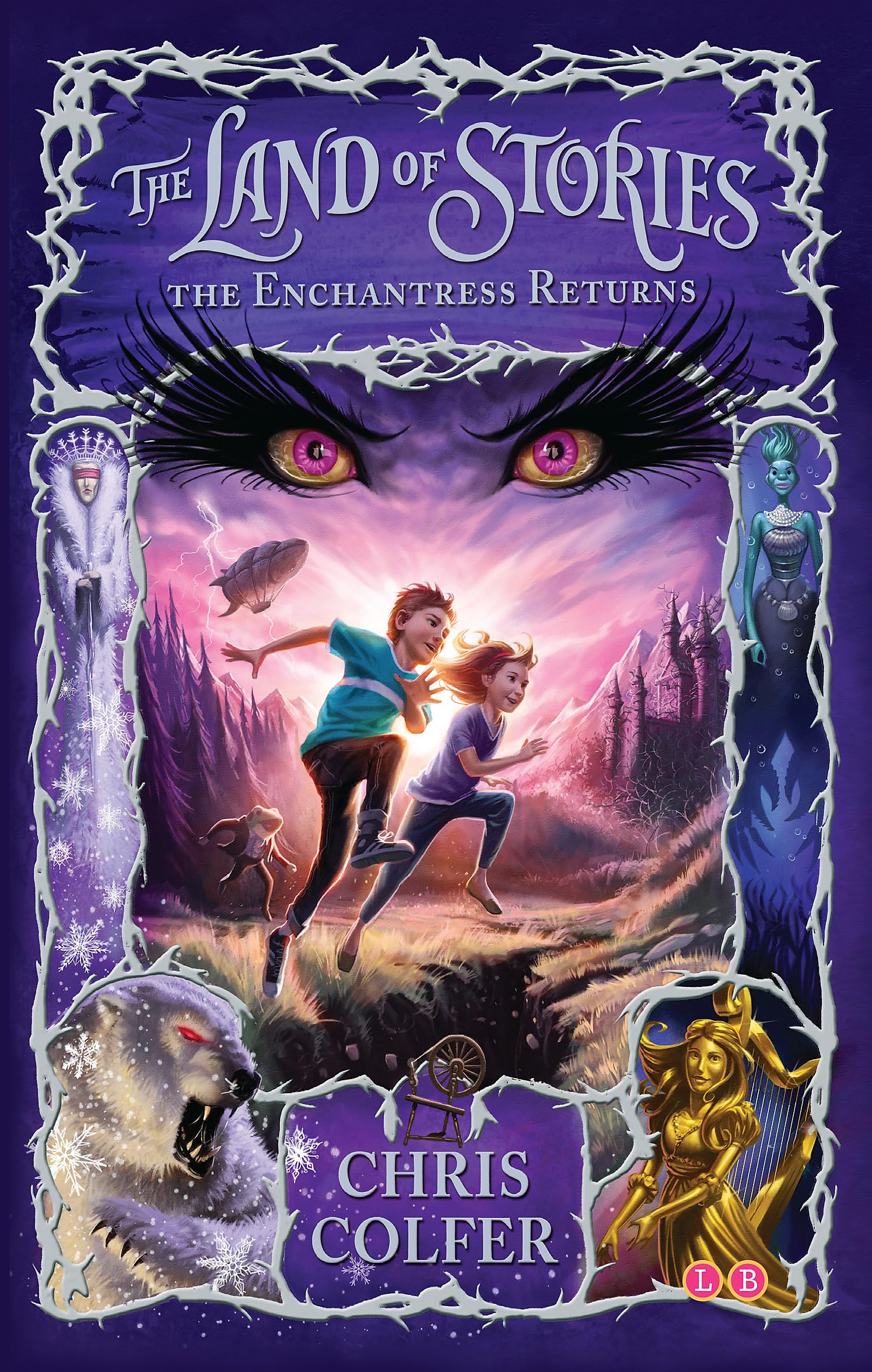 Front cover of the book 'The Enchantress Returns (Land of Stories)' by Chris Colfer.