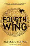 Front cover of the book 'Fourth Wing (International Edition)' by Rebecca Yarros.