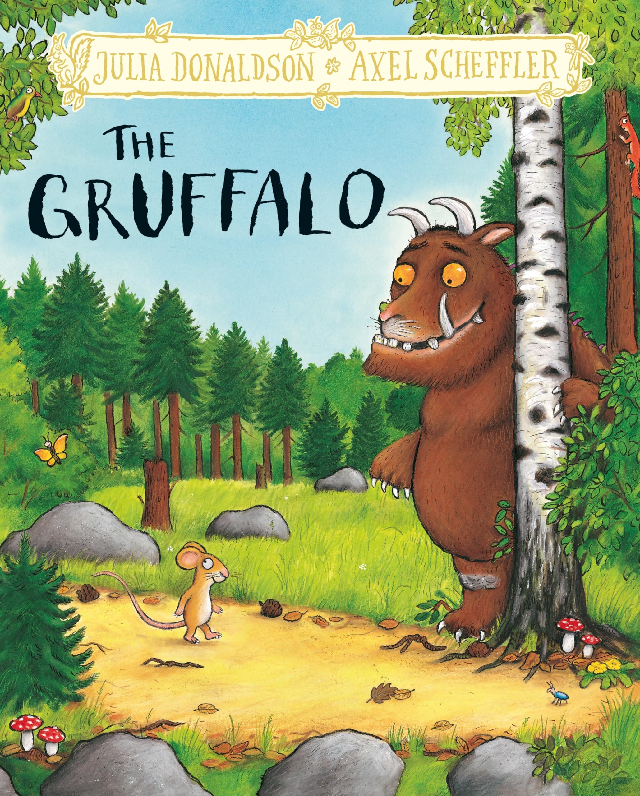 Front cover of the Hardcover book 'The Gruffalo: Hardback Gift Edition' by Julia Donaldson.