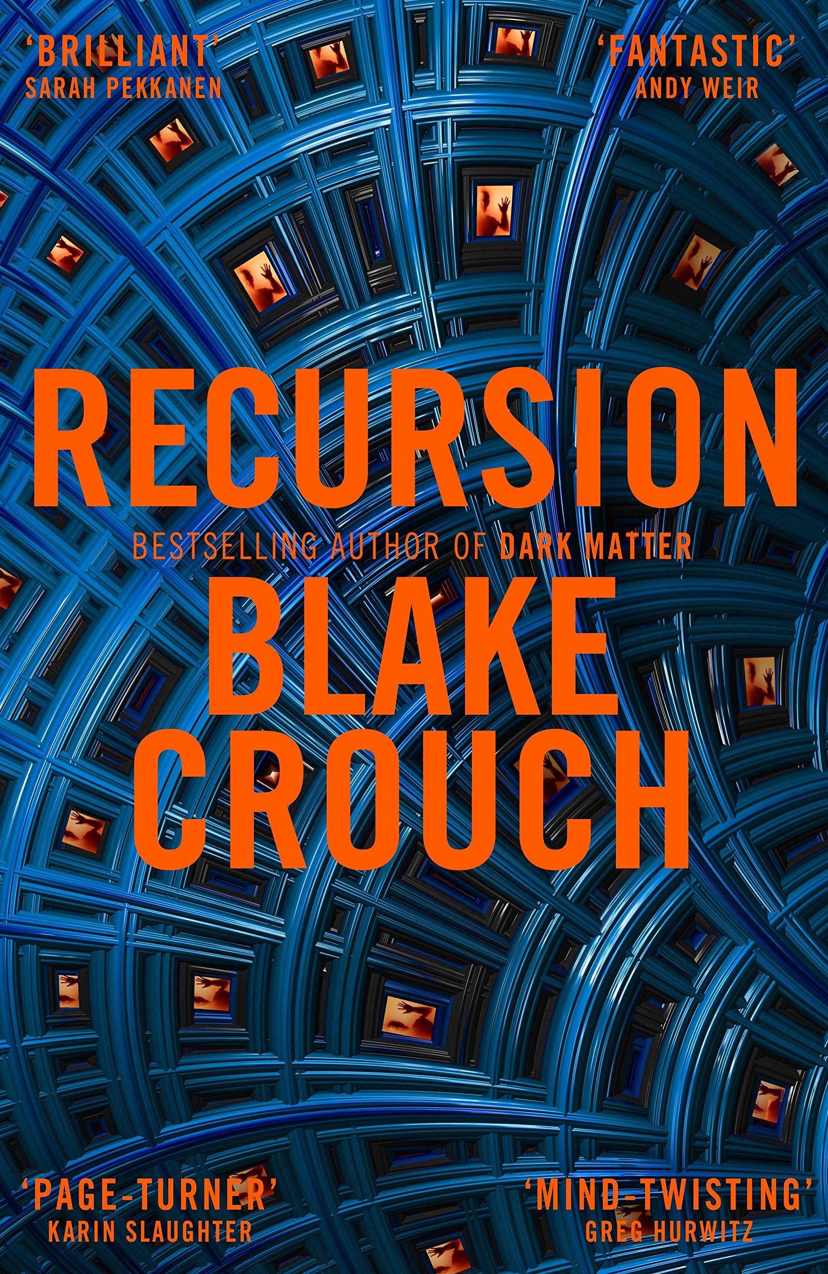Front cover of the book 'Recursion' by Blake Crouch.