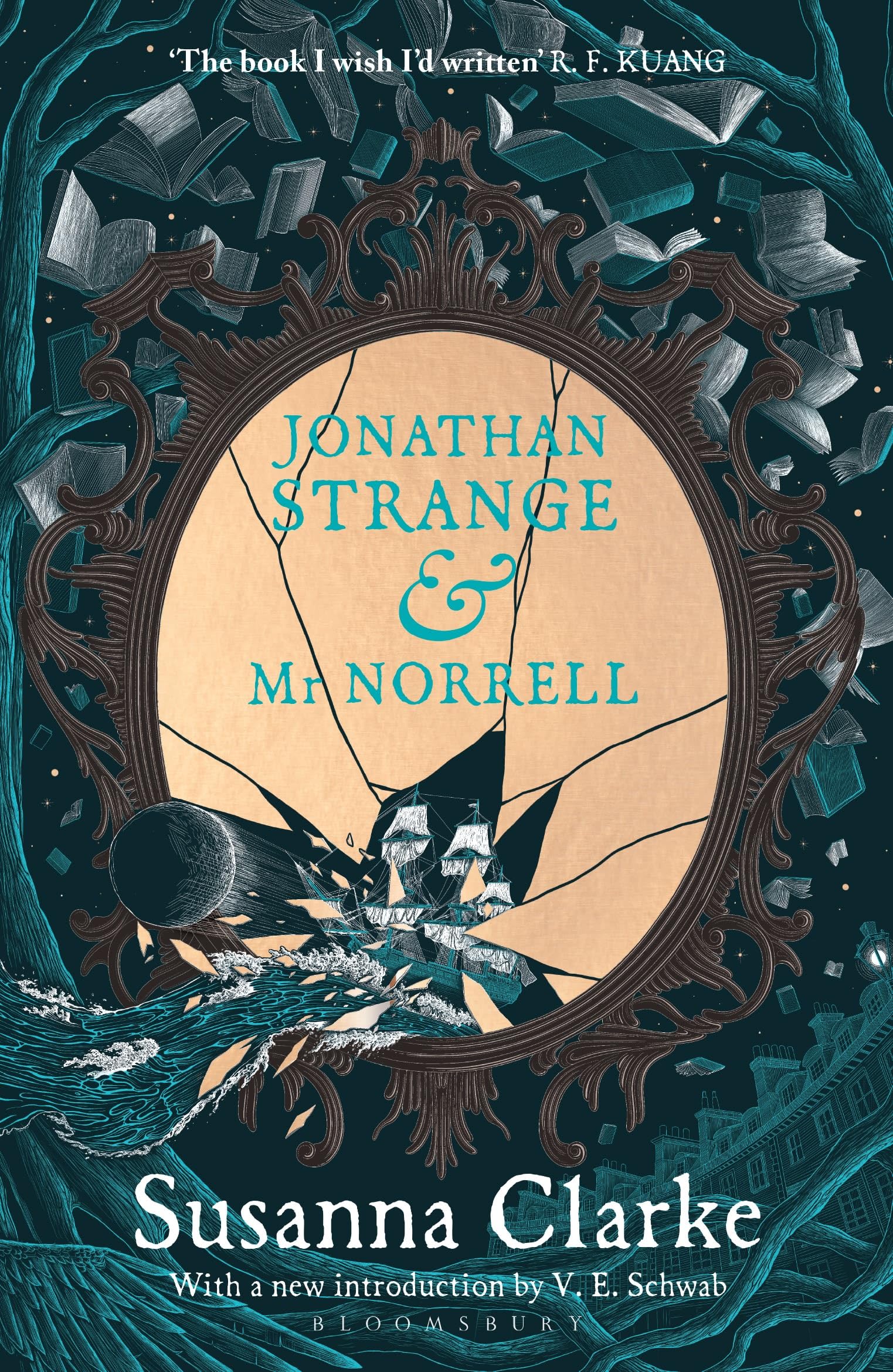 Front cover of the book 'Bloomsbury Jonathan Strange Mr Norrell 20th Anniversary Edition.' by Susanna Clarke.