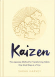 Front cover of the book 'Kaizen: The Japanese Method for Transforming Habits, One Small Step at a Time' by Sarah Harvey.