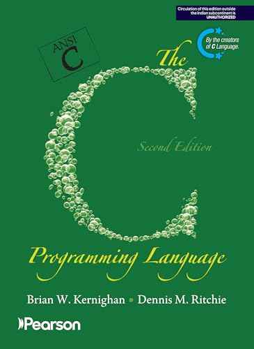 C PROGRAMMING LANGUAGE, 2ND EDN by Brian W. Kernighan | Paperback | HMS-9789332549449