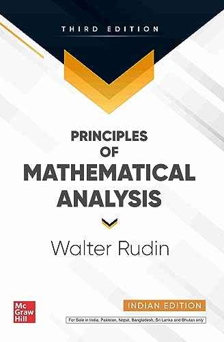 McGraw-Hill Education PRINCIPLES OF MATHEMATICAL ANALYSIS | 3RD EDITION | 9789355325969
