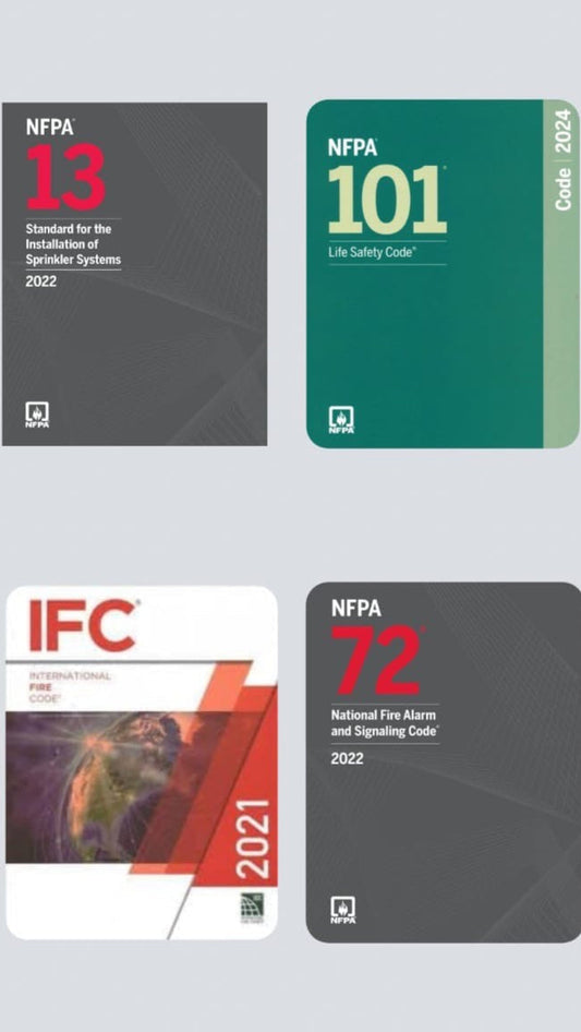 🔥 Fire Protection & Life Safety Bundle || Fire & Life Safety Code Bundle – NFPA 101 2024, NFPA 13, NFPA 72, IFC 2021 - NYBooksHub