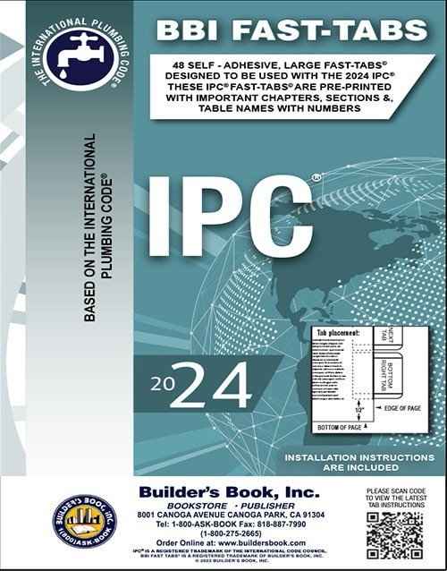 2024 International Plumbing Code Fast Tabs: ISBN 9781622704057 | 9781622704057 | Paperback