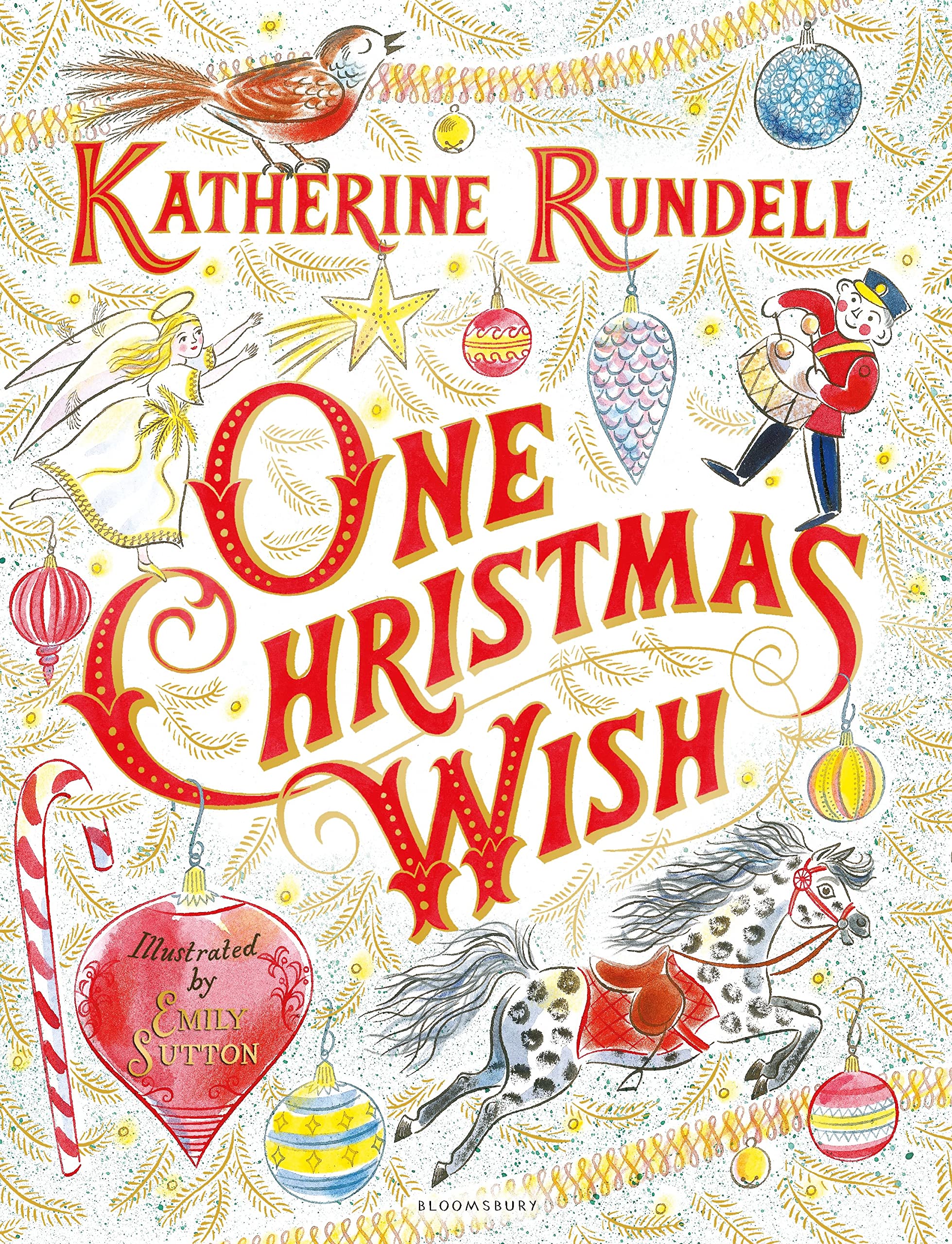 Front cover of the book 'One Christmas Wish' by Katherine Rundell.